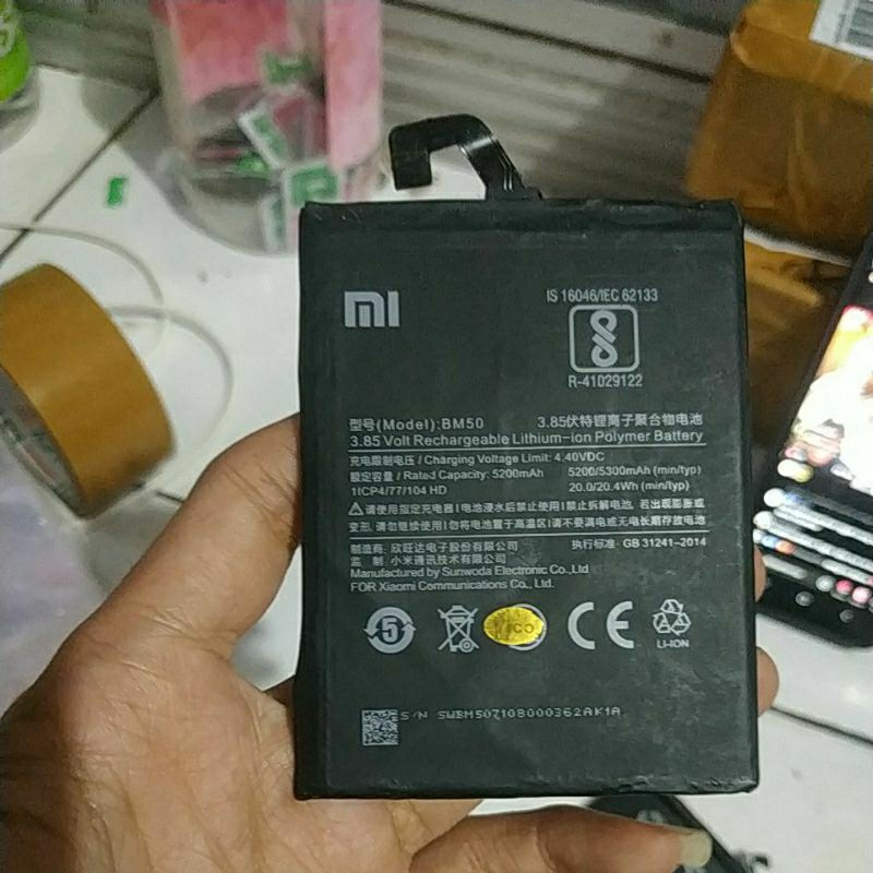 BATERAI BEKAS XIAOMI MI MAX 2 BUKAN ORI