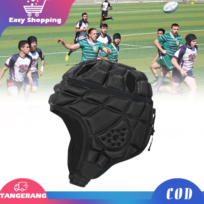 Helm Kiper Anak Aldult Pelindung Kepala Rugby Helm Pelindung Protector Kepala Head Bola Rugby x B7K3