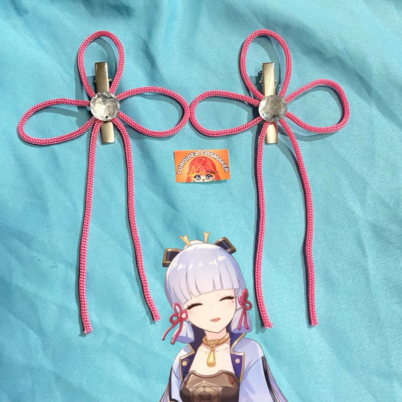 Sepasang Jepit Ayaka Genshin Impact Cosplay