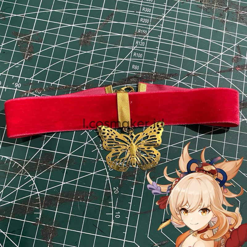 Choker Yoimiya Genshin Impact Cosplay