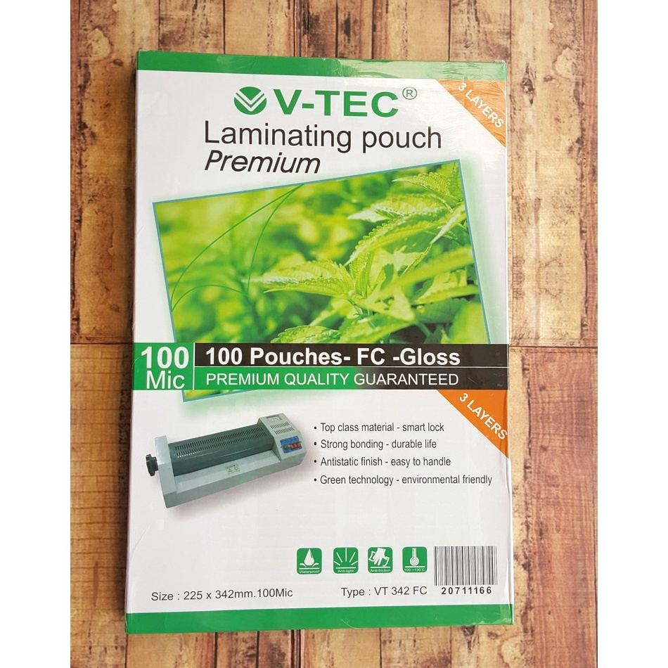

Plastik Mika Laminating VTec Folio 1 Micron i D8D4