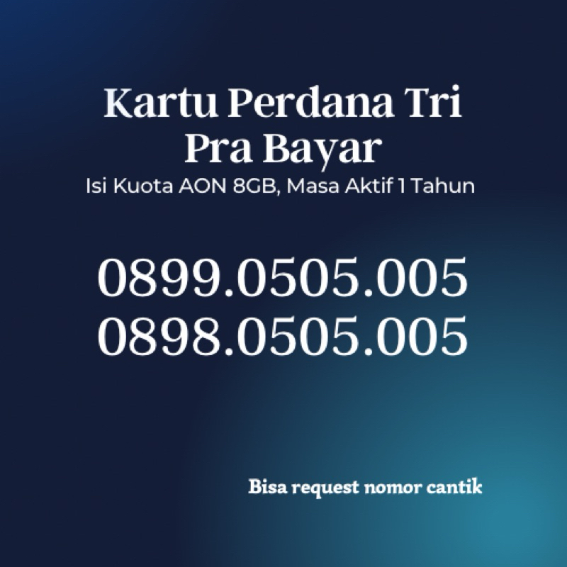 Nomor Cantik TRI 020222.3