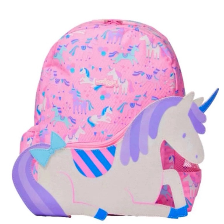 

NEW SET RANSEL BOTOL KOTAK PENSIL SMIGGLE UNICORN PINk SIZE TK GRADE ORI e G2I8