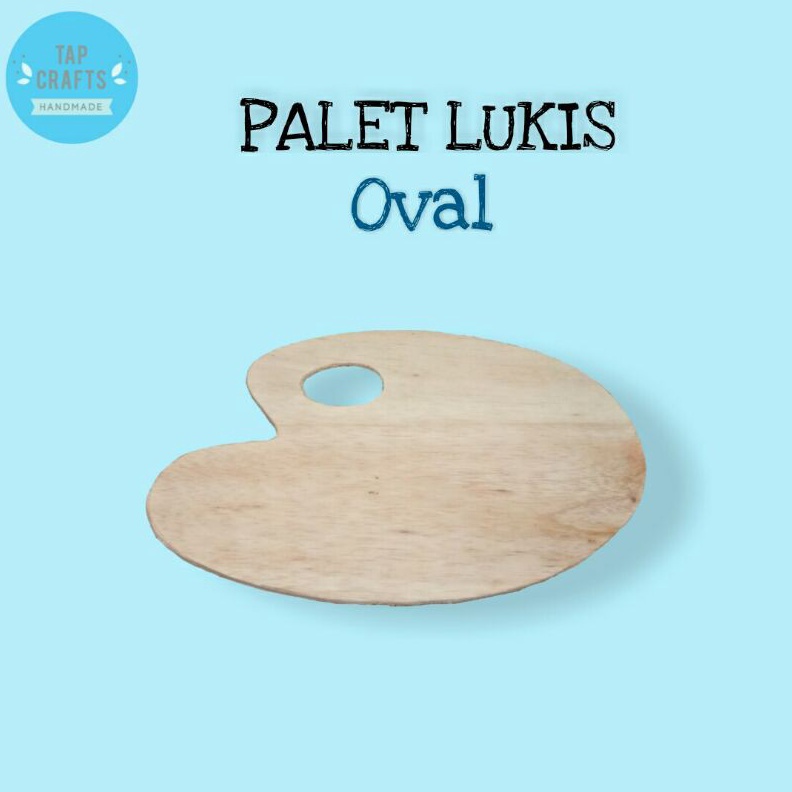 

Palet Lukis Oval Oval Palette Painting Pallete No 4 i O4V6