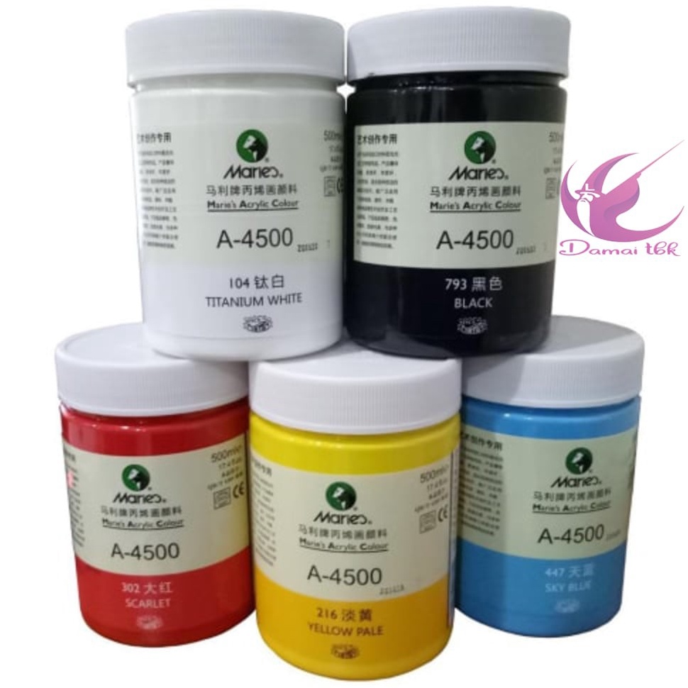 

Maries Acrylic Paint 5ml Cat Maries Akrilik 5ml q R6R8