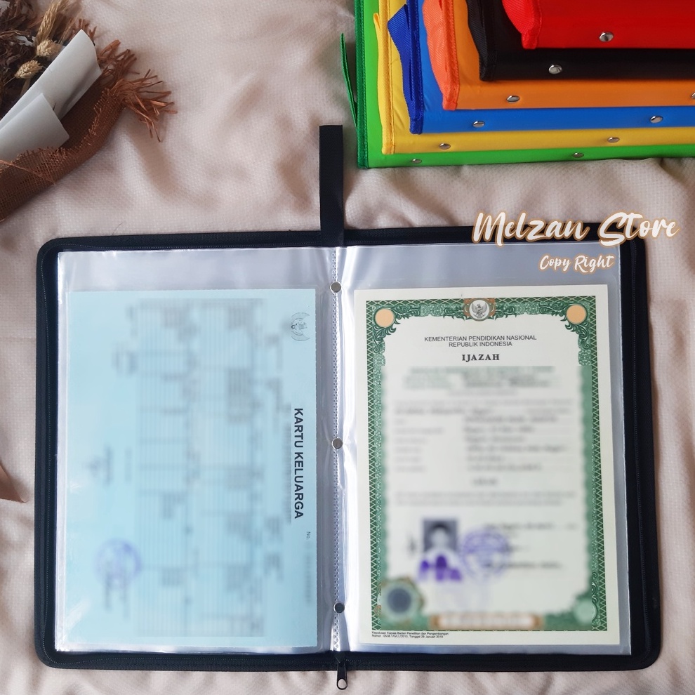 

KODE N97J Map Dokumen Anti Air Resleting isi 4 Lembar Map Ijazah Map Resleting Map Organizer