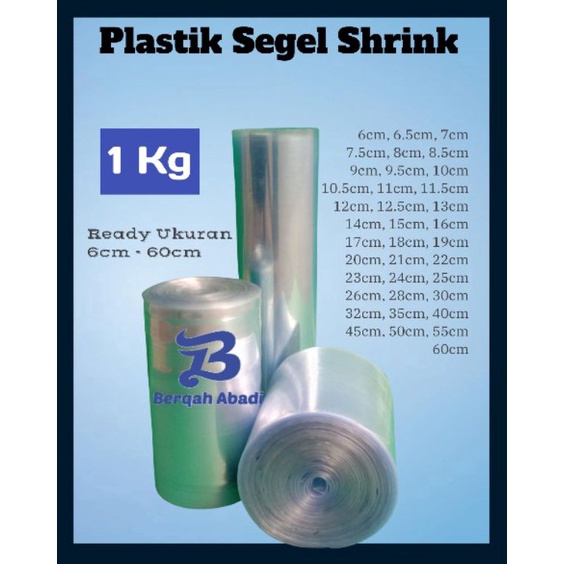 

KODE N5N Plastik Shrink Plastik Segel 6cm6cm 1 kg