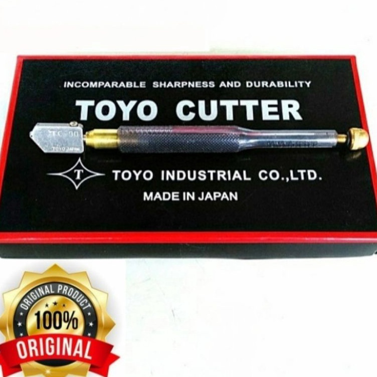 

Glass Cutter TOYO TC 9 Original Made In JAPAN Pisau Potong Kaca TC 9 alat potong granit keramik pisau potong granit dan keramik manual tile cutter f G1G5