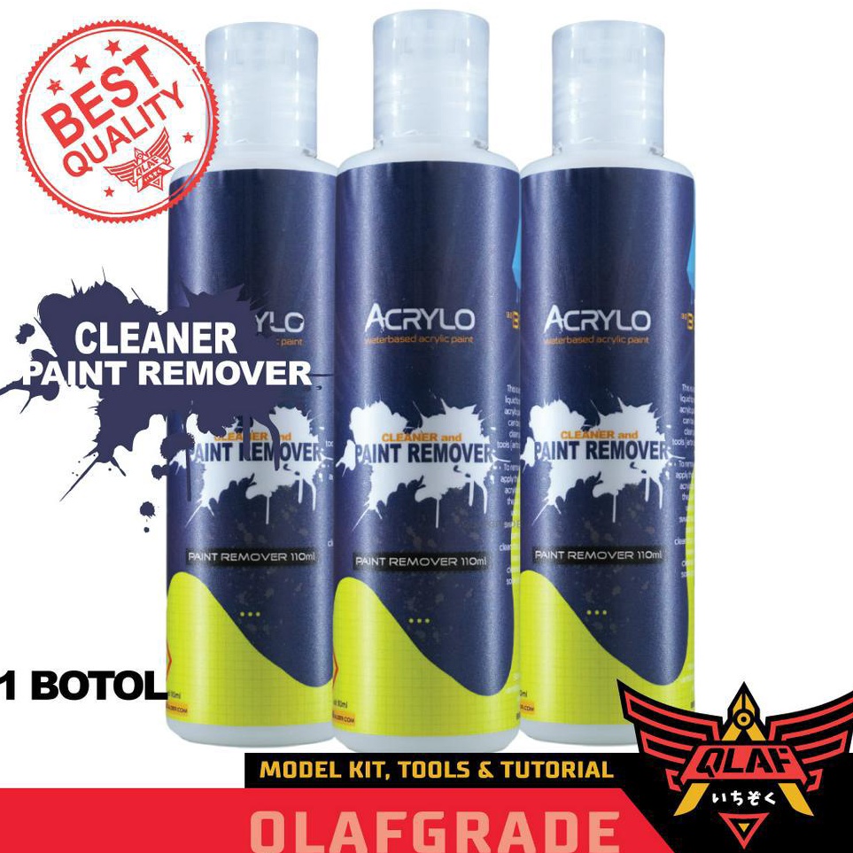 

ACRYLO PAINT CLEANER REMOVER 11 cairan pembersih alat dan hapus cat p B3U7