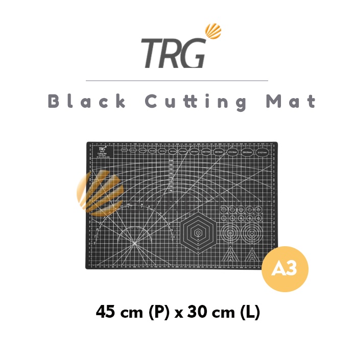 

Black Cutting Mat Alas Potong A3 CM3 TRG Cuting Matt Hitam TRG p G1E3
