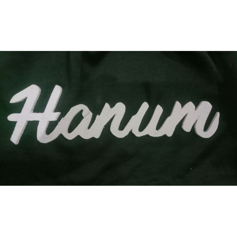 huruf kayu timbul custom