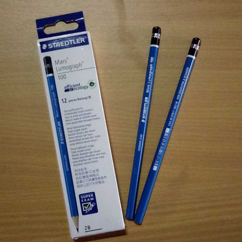 

Pencil Staedler 2B harga tertera perlusin isi 12 pcs d N1O2