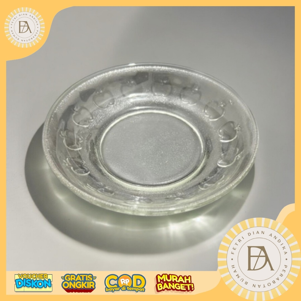 Lepek Apel Lepek Kopi Kaca Per 6 PCS