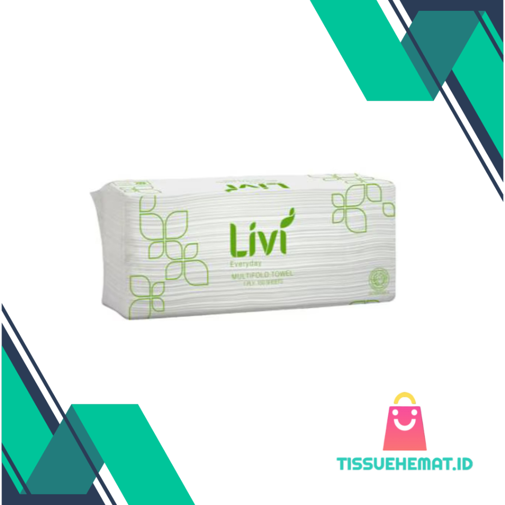 Tissue LIVI EVERYDAY Multifold Towel 150’s HAND TOWEL TISU SMART MULTI FOLD TISUE