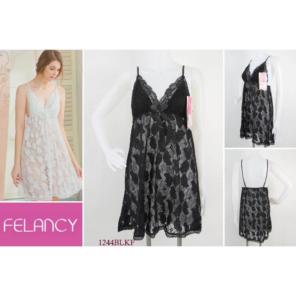 KODE O4U Lingerie WanitaBaju Tidur FELANCY NIGHTWEAR Bahan Full Lace premium SleepwearPakaian Tidur 