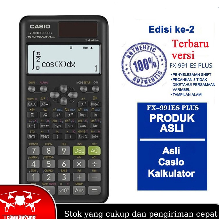 

Kalkulator Scientific Casio ilmiah FX991EX991ESPlus Kalkulator Casio Scientific Calculator Casio Scientific y SS7