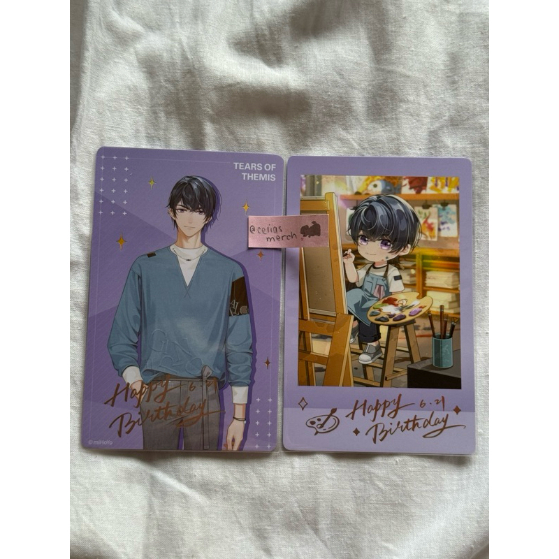 Tears of Themis Marius Birthday Polaroid Card