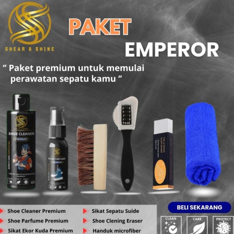 KODE X18H Paket Pembersih Sepatu Shoes Cleaner Parfum Sepatu Sabun Cuci Sepatu