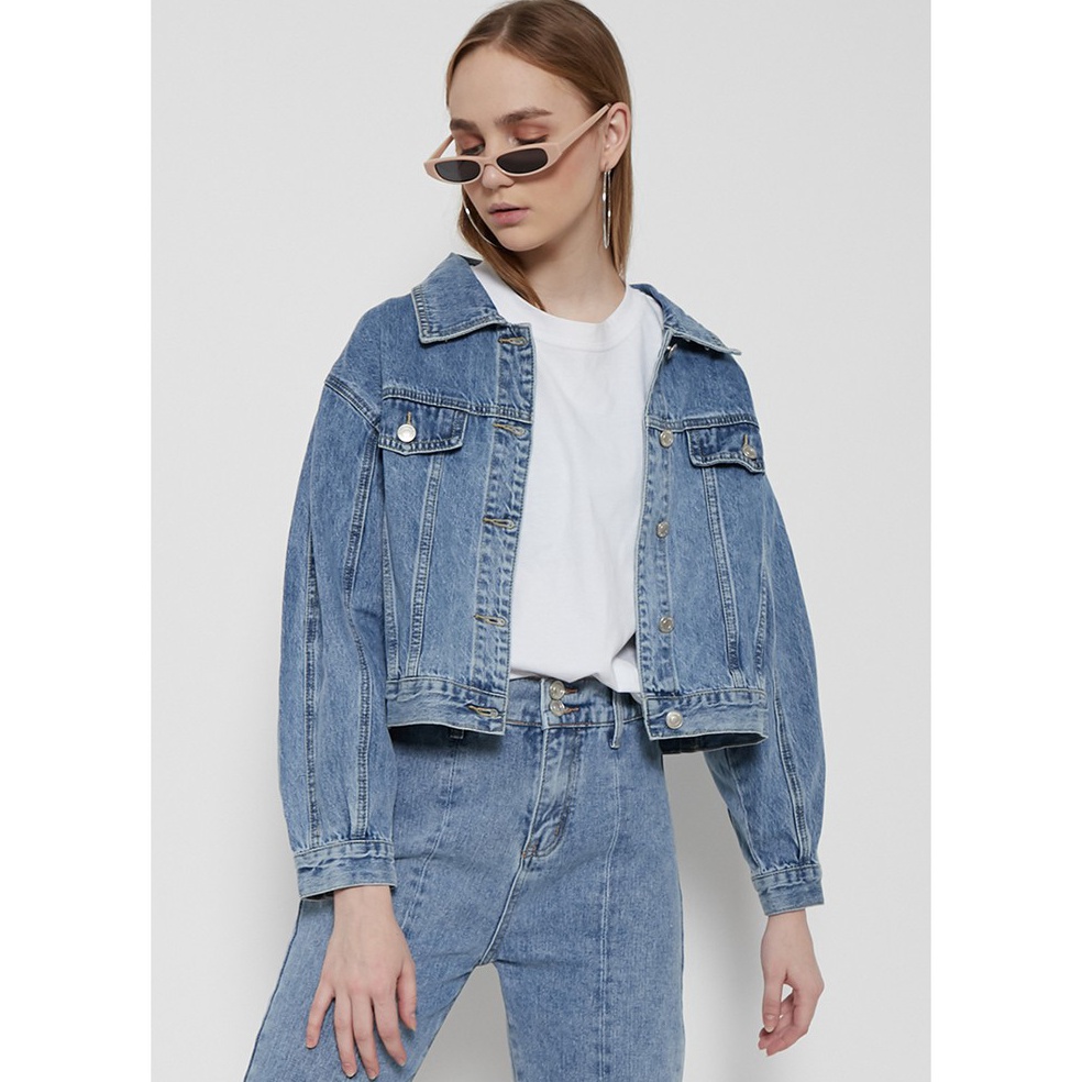 KODE J96R ODIVA Ravin Denim Jacket Wanita  3 Warna