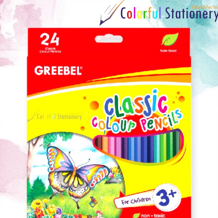 

KODE S56S Pensil Warna Greebel Panjang Classic 24 Warna