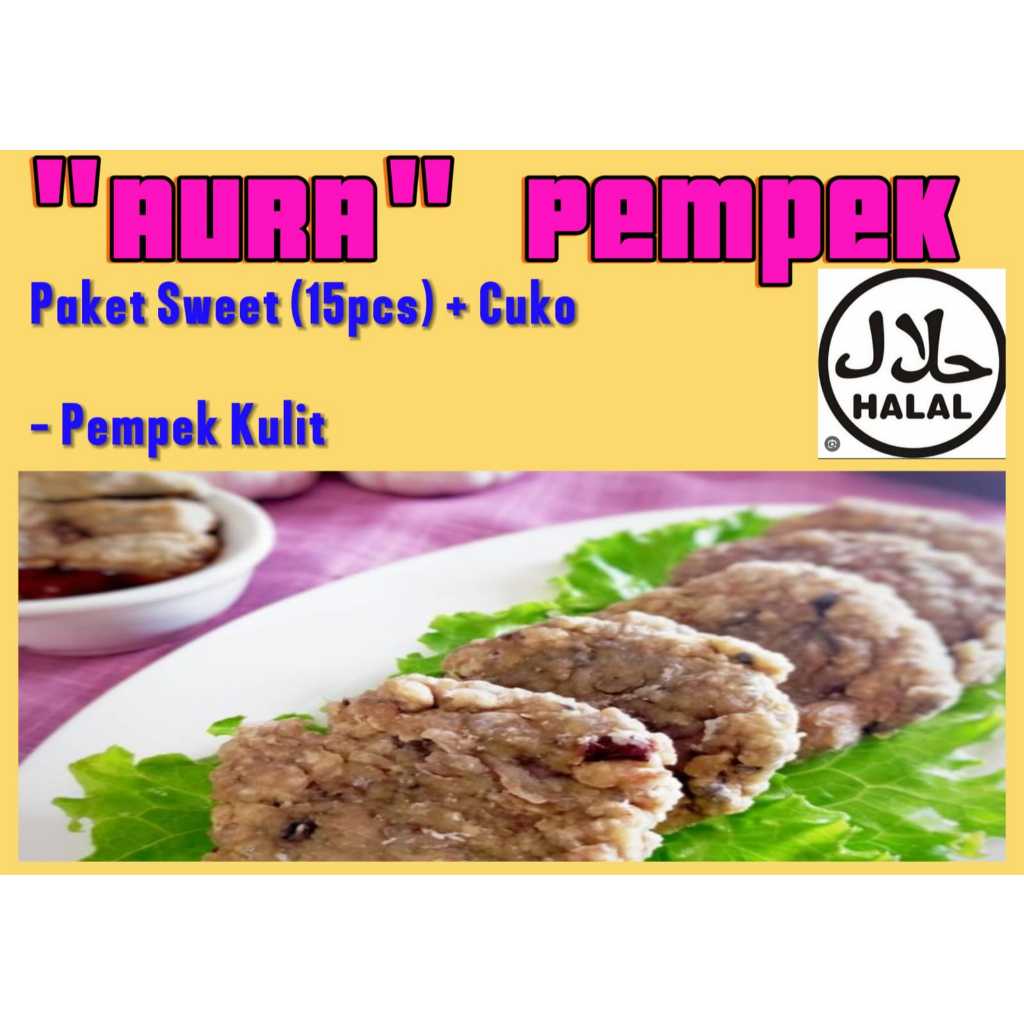 

AURA pempek asli ikan tenggiri paket sweet KULIT