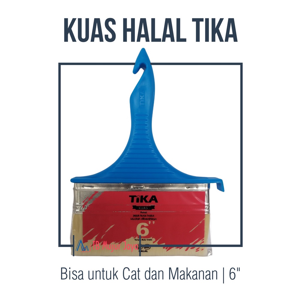 

KODE F27U Kuas Cat Halal Tika 6 inch 152 cm