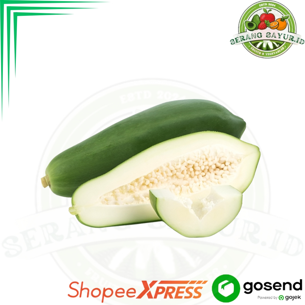 

PEPAYA MUDA / BUAH -+ 300 GR