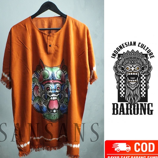 KODE O9Q ORIGINAL BAJU BALI UNISEX  BAJU BARONG BALI TERBARU  BAJU PANTAI TERBARU  BAJU SANTAI PRIA 