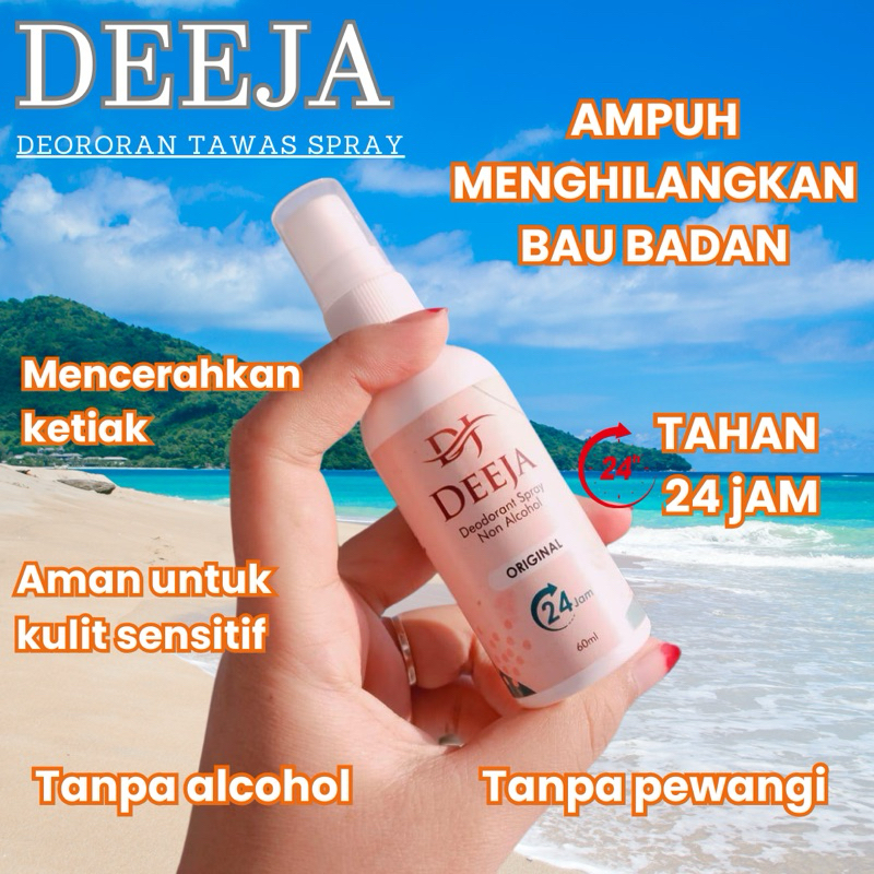 tawas deodorant spray Deeja deodorant tawas non alkohol