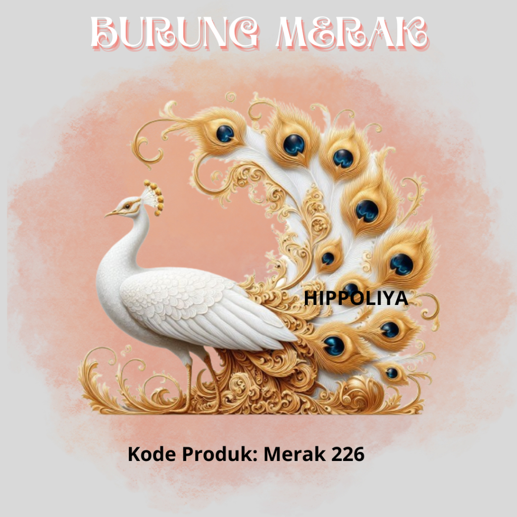 BURUNG MERAK SESERAHAN // HIASAN BUKET // BURUNG MERAK LANGKA // BURUNG MERAK GOLD