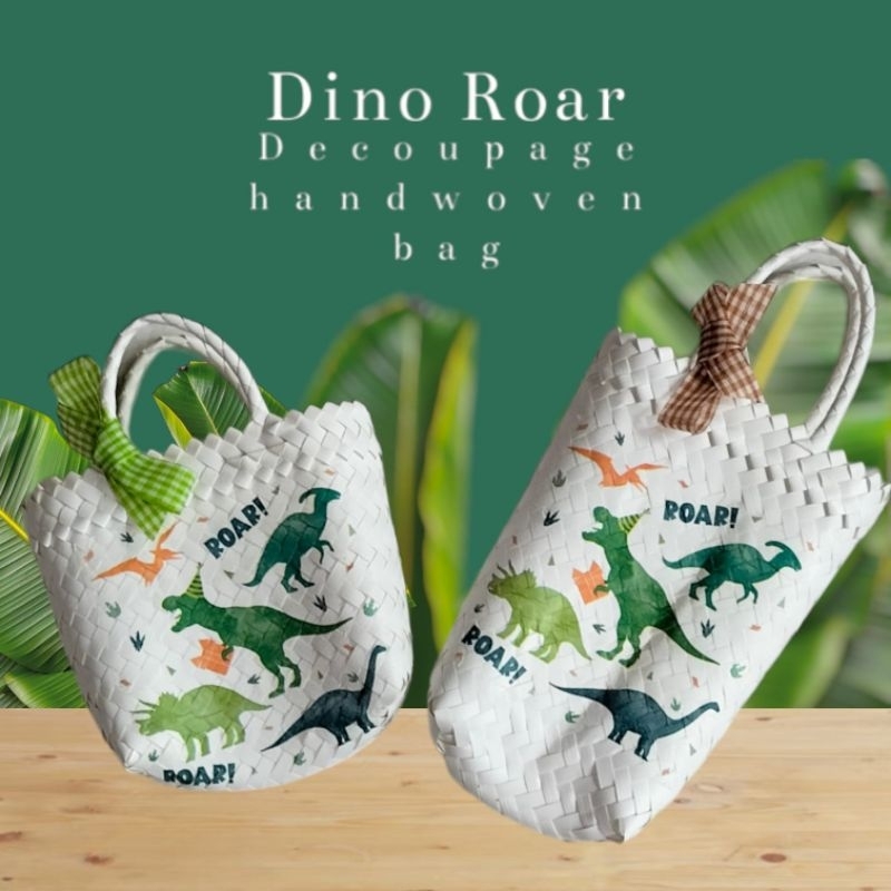 

Tas anyaman plastik decoupage tas ulang tahun birthday hampers
