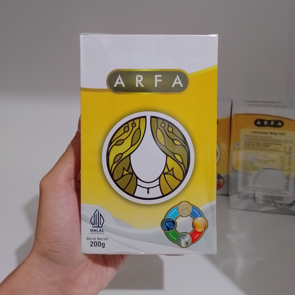 

SUSU ARFA - SUSU KAMBING ETAWA + COLLAGEN BPOM | ARFA SUSU ORIGINAL 1 BOX 200g HALAL