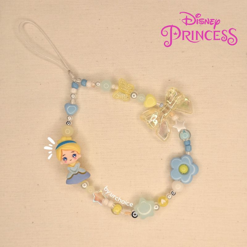 Strap Phone Cinderella Strap Phone Luxury Gantungan HP Premium Phone Strap Luxury Phone Strap Aesthe