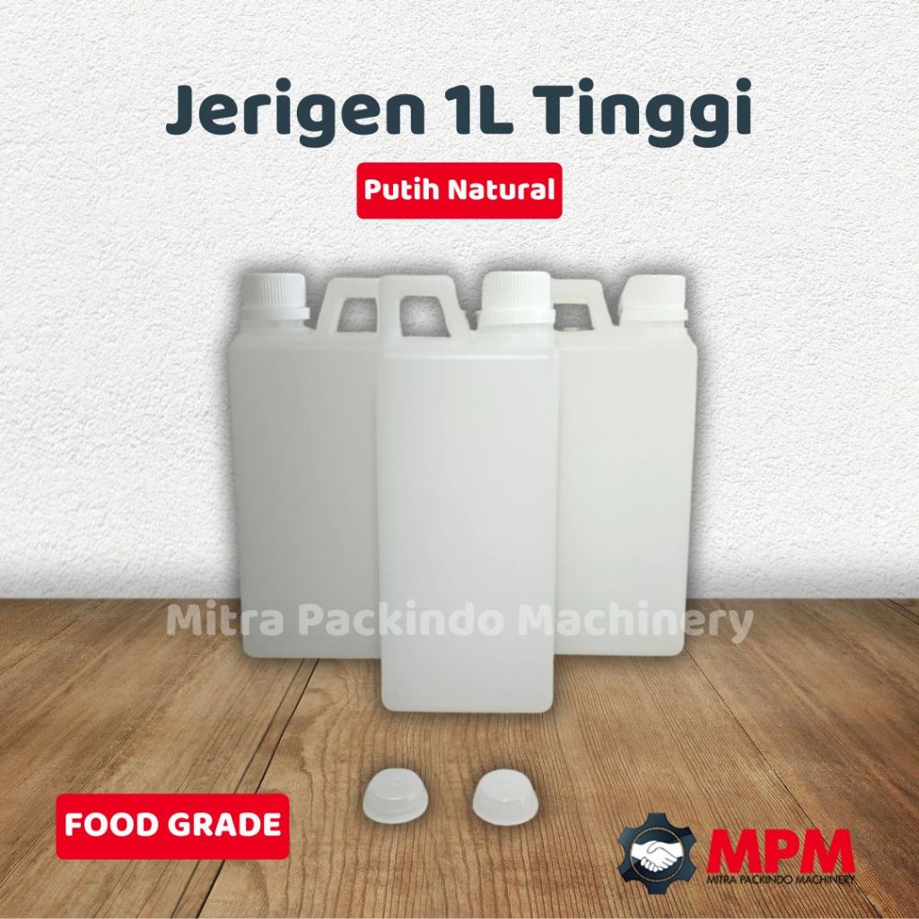Jerigen 1 Liter [Food Grade] Madu Sirup Minyak Goreng 1L