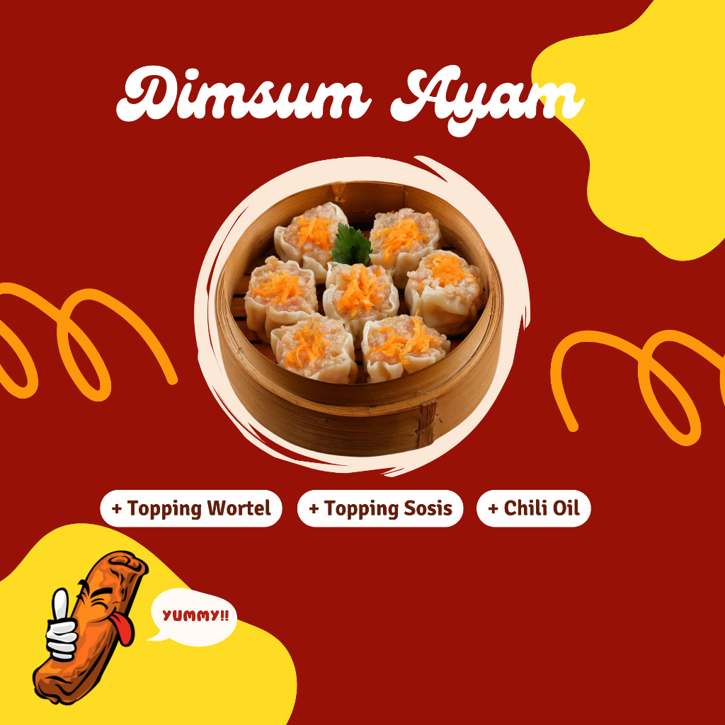 

Dimsum Ayam Frozen Berbagai Macam Topping