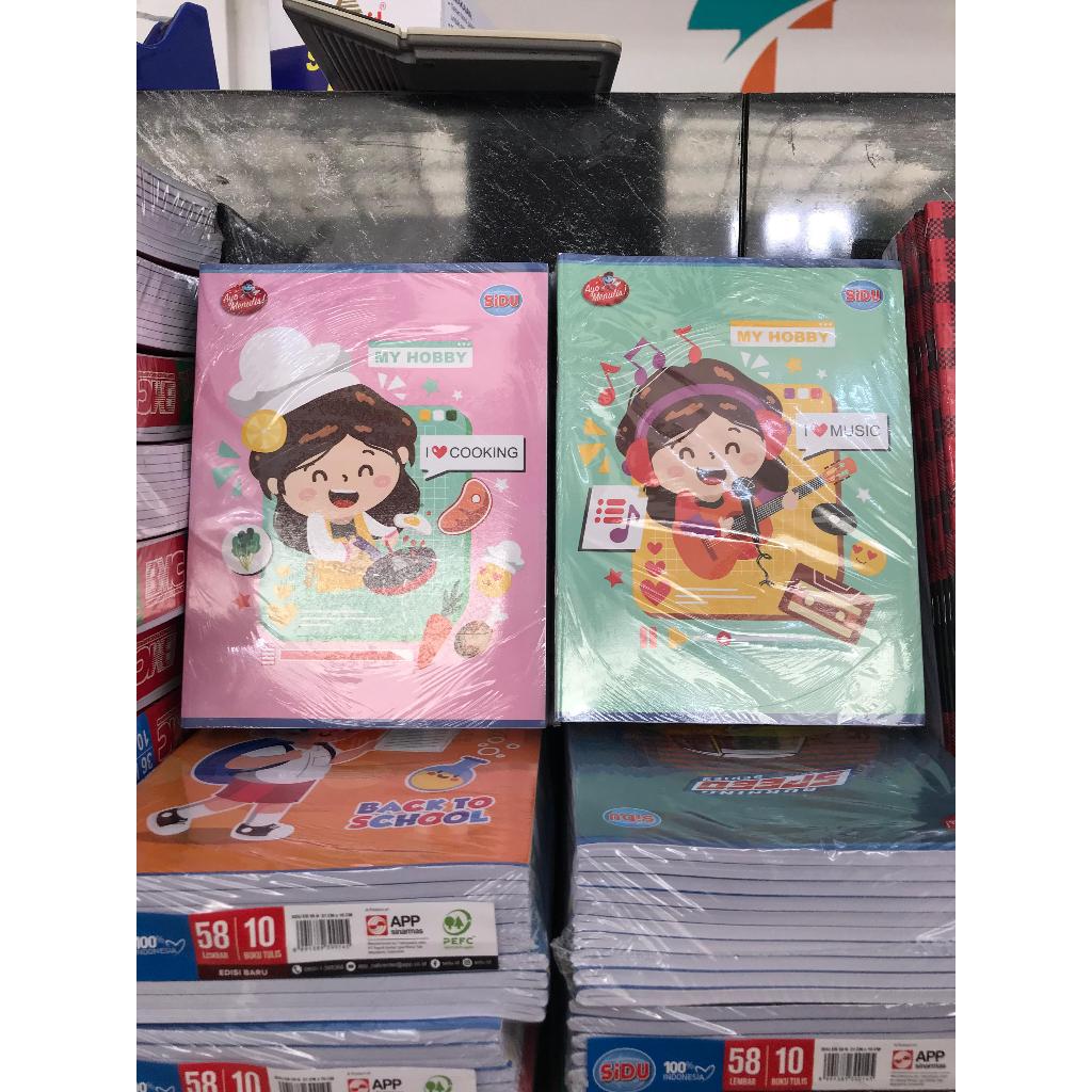 

SIDU Sinar Dunia Buku Tulis 58 Lembar PAK ISI 10 BUKU
