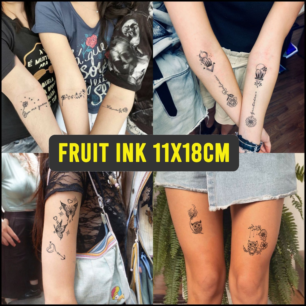 Funtattoo - Tato Fruit Ink tahan lama 15 hari anti air 11*18cm - Tato temporer semi permanen fruit i