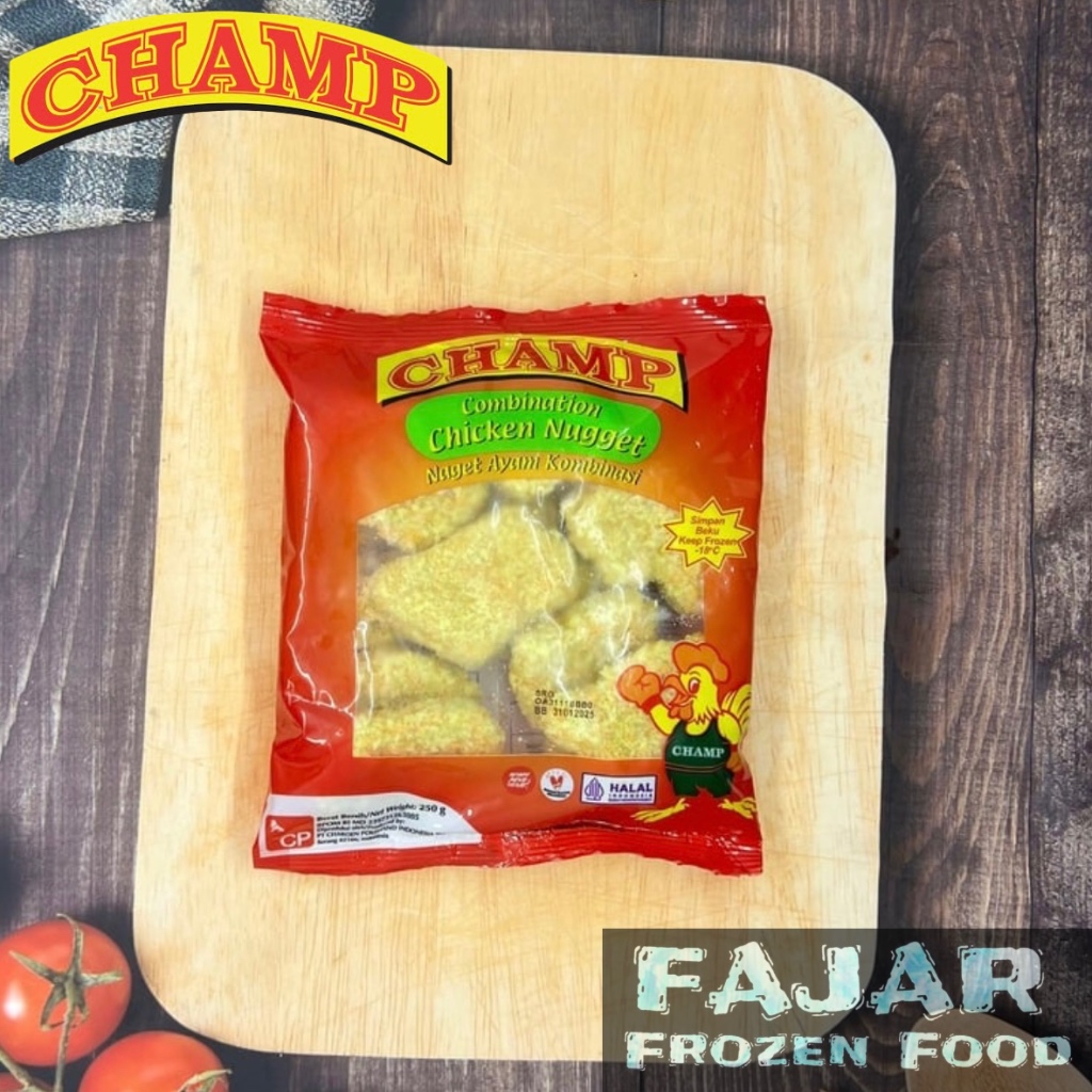 

CHAMP CHICKEN NUGGET 250gr | CHAMP NAGET AYAM 250gr