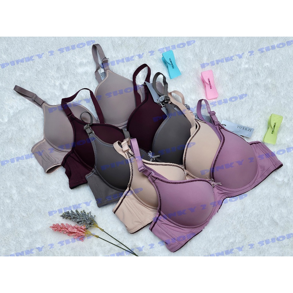 TOYAZI PUSH UP BRA BH KAWAT POLOS UKURAN 34 - 38 KAIT 2