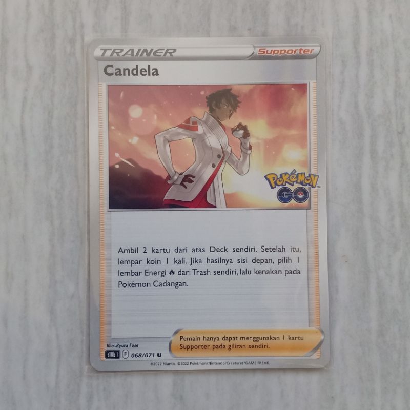 Kartu Pokemon TCG Indonesia Original Supporter CANDELA Pokemon GO