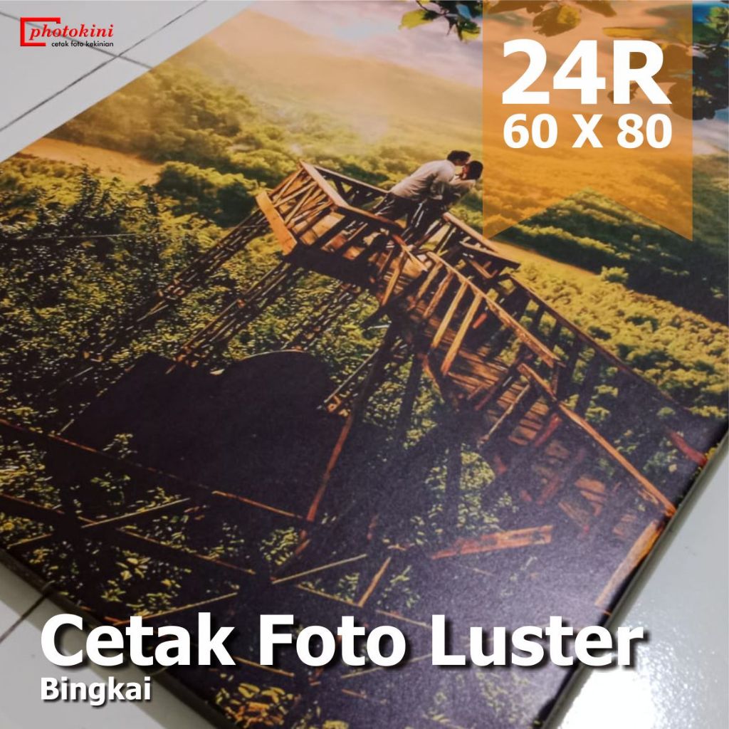 Cetak Foto Luster 24R Bingkai