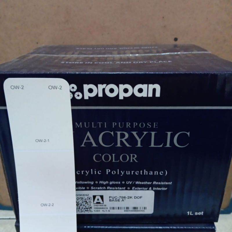 PROPAN PU OW-2-1 DOFF / GLOSS / PROPAN PU / PU PROPAN / PROPAN PU ACRYLIC OW-2-1 DOFF