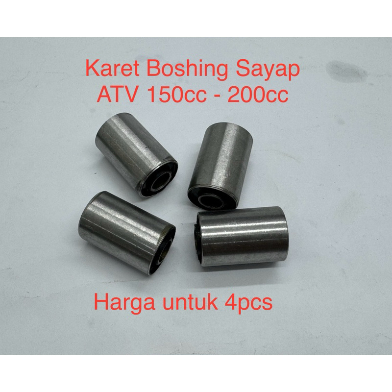 Grosir Karet Boshing Sayap / Arm / Kaki Depan Atv - Utv - Buggy - Mini Jeep 150Cc - 200Cc - 4Pcs