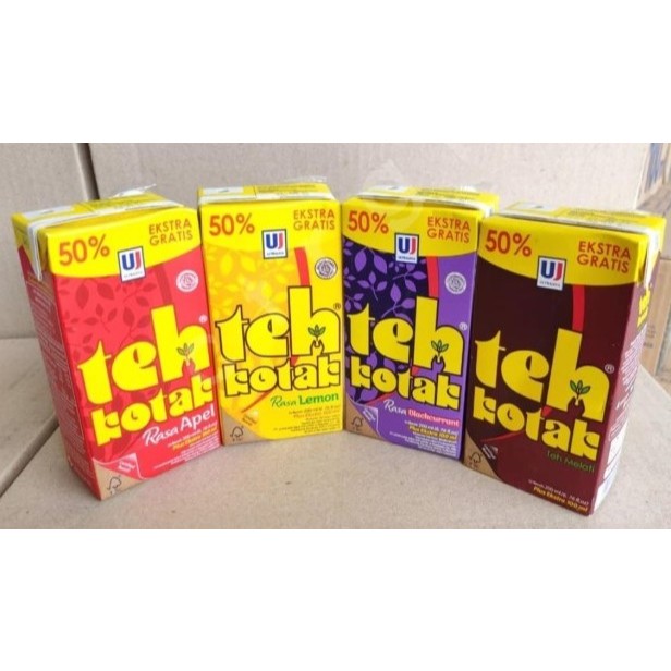 

TEH KOTAK 300ml isi 6 JASMINE BLACKCURRANT APEL LEMON