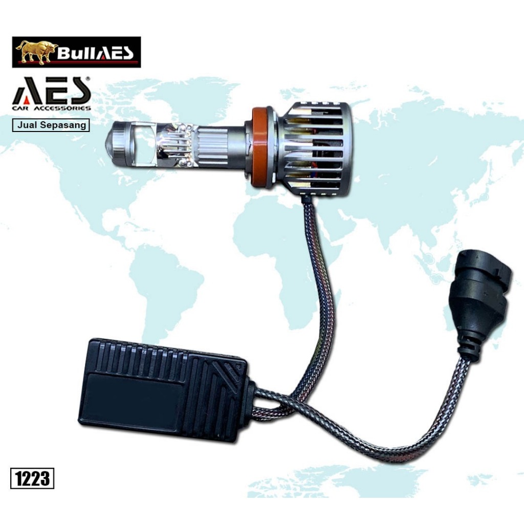 Biled Laser Mini AES 9005 9006 H7 H11 Merk AES