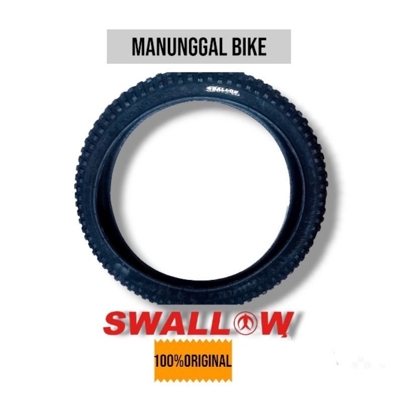 Ban Luar Sepeda Anak BMX Swallow Ukuran 20 x 2.125