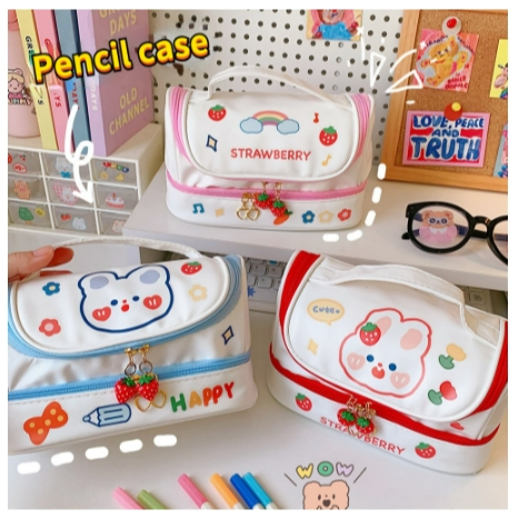 

Tempat Pensil Kotak Pensil STICKER DIY Korea Design Pencil Case