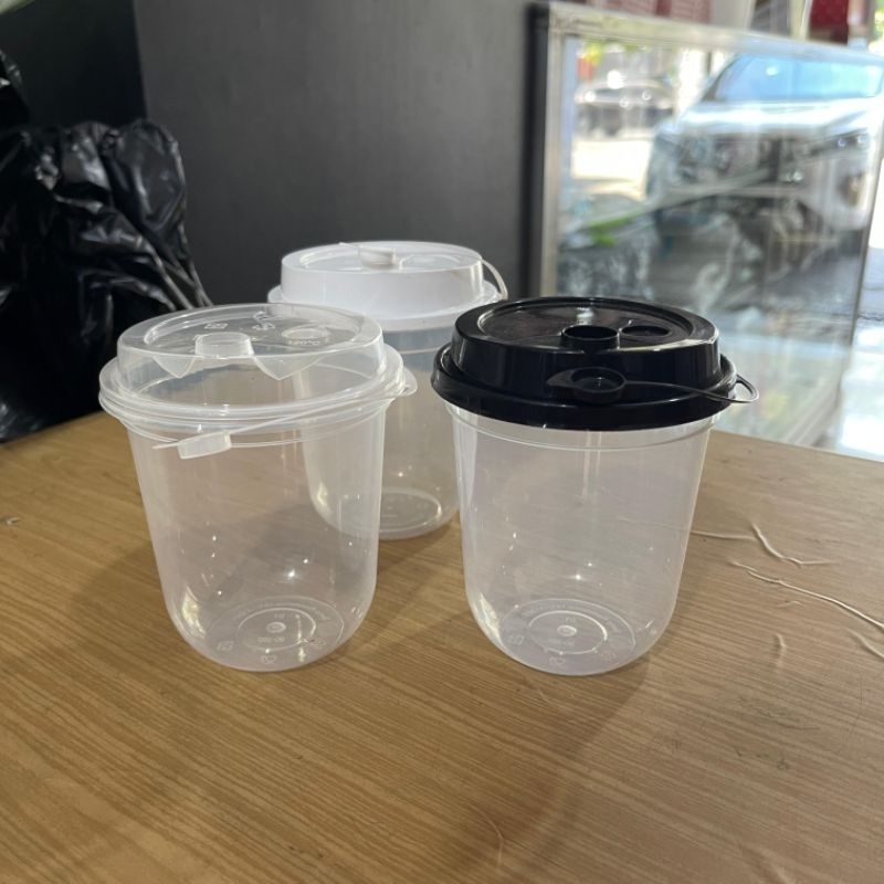 

2Xbtygneal Sakha Snack ) Gelas Plastik Pp Cup Inject 12 Oz Oval 380Ml (1 Slop Isi 25 Pcs) +
