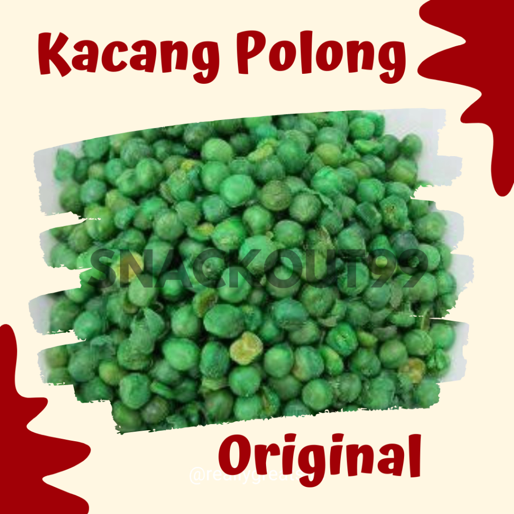 

Kacang Polong Hijau Original 250 gram Termurah Terenak