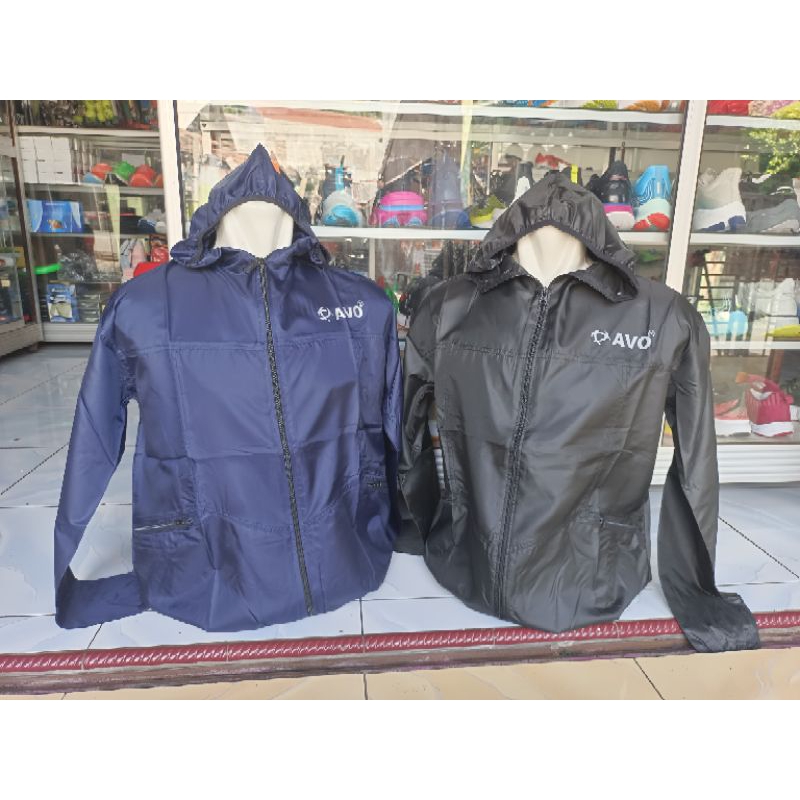 AVO jaket lari parasut jaket running jaket olahraga